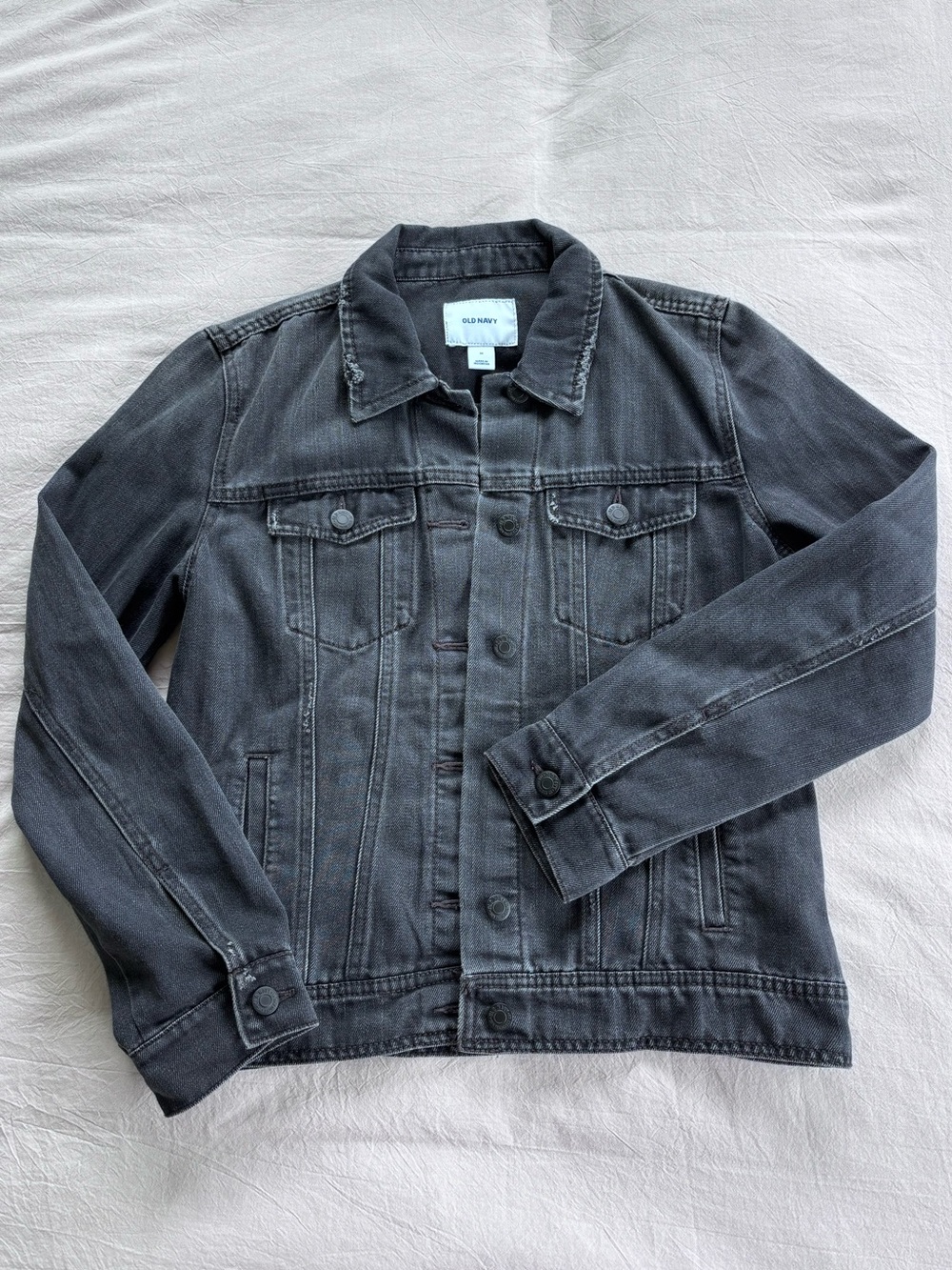 Old Navy Faded Black Denim Jacket